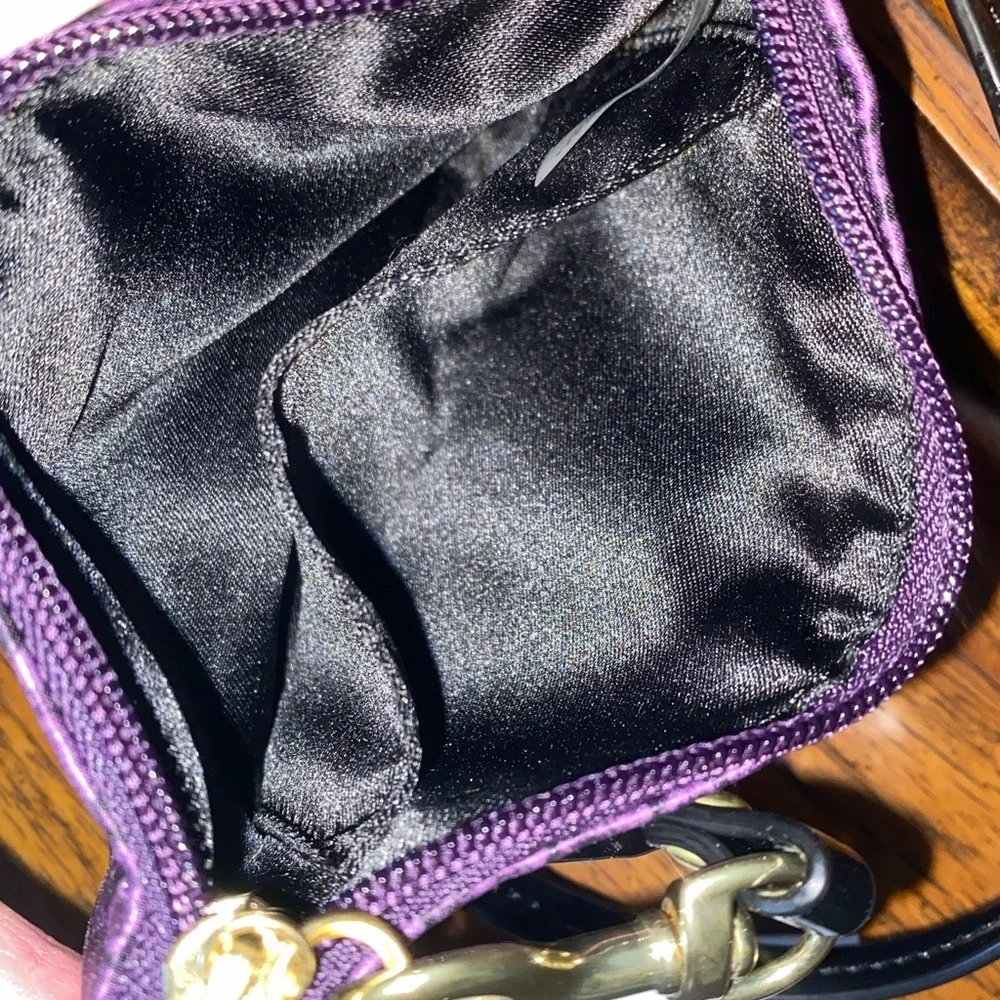 Coach Taylor Snake Print Satin Wristlet 🆕